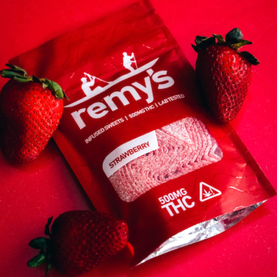 Remy's Strawberry Belts 500mg - Image 4