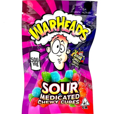 Sour Chewy Cubes 500mg