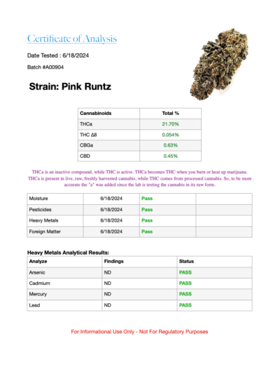 Pink Runtz - Hybrid 7g - Image 3