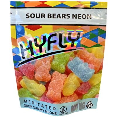 Hyfly Sour Bears Neon 600mg